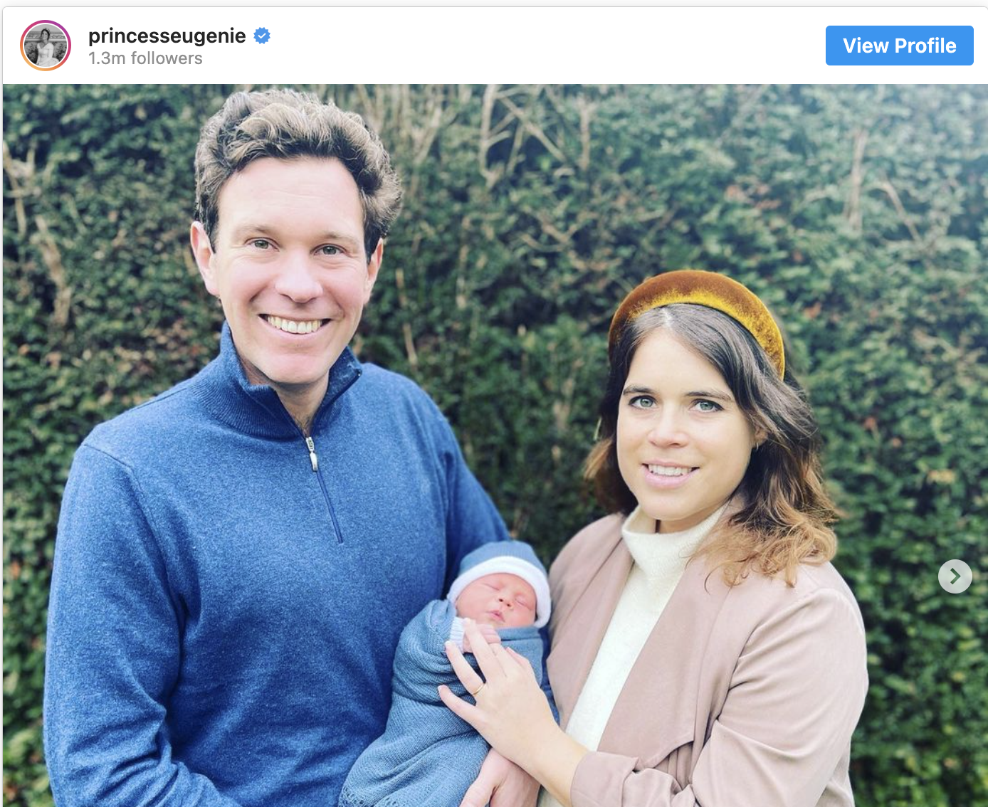Princess Eugenie’s Baby Name Is Here