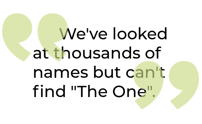 Let Us Name Your Baby