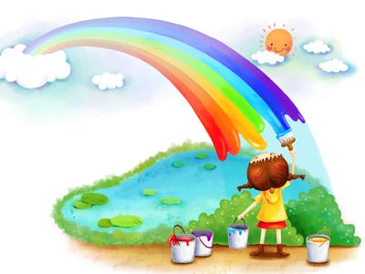 Colorful Baby Names: Rainbow, Aurora and Jett