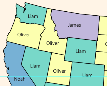See The Most Popular Baby Names by State!