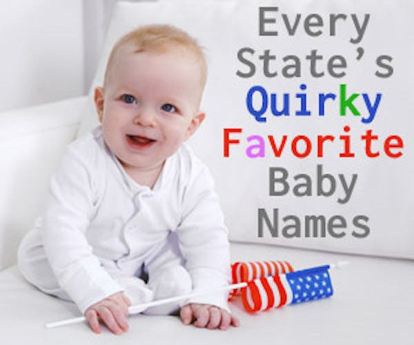 Quirky Favorite Baby Names by State