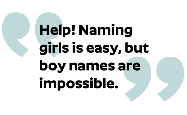 Let Us Name Your Baby