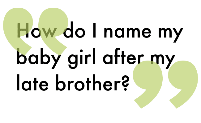 Let Us Name Your Baby